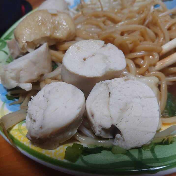 ラーメンやおつまみに！簡単鶏ハム！